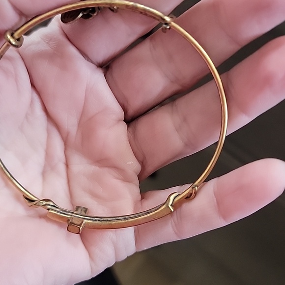 Alex and Ani Mixed Metal Cross Bangle Trio - Gold & Silver Bundle - Picture 8 of 13